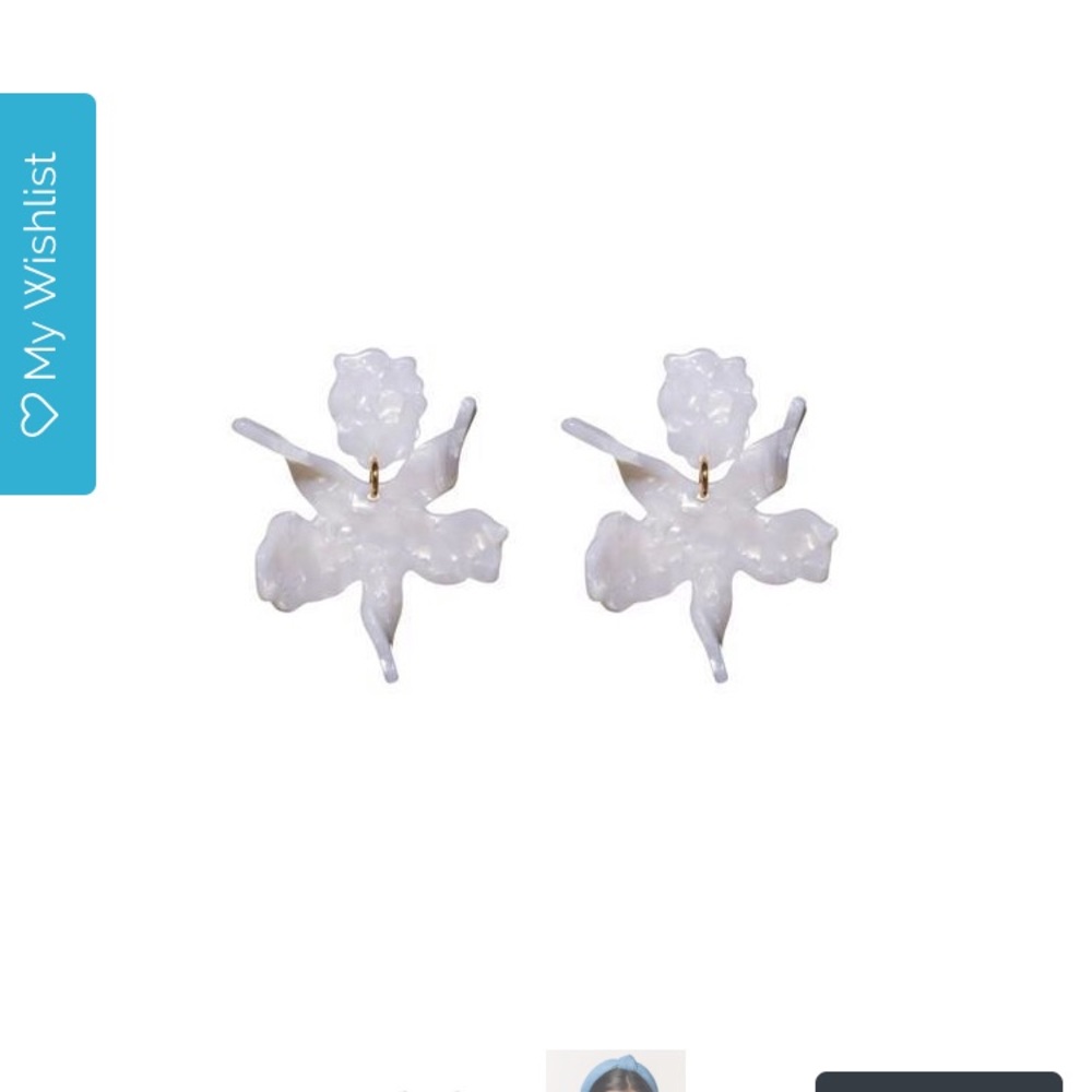 Sold out small paper lily earrings